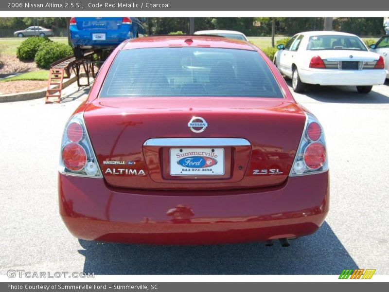 Code Red Metallic / Charcoal 2006 Nissan Altima 2.5 SL