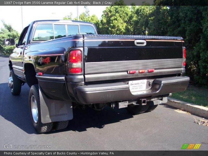 Black / Gray 1997 Dodge Ram 3500 Laramie Regular Cab 4x4 Dually