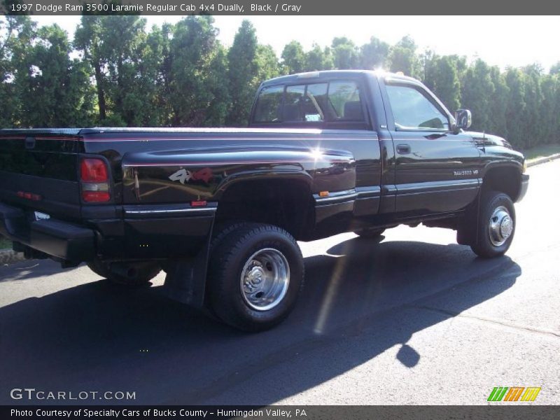 Black / Gray 1997 Dodge Ram 3500 Laramie Regular Cab 4x4 Dually