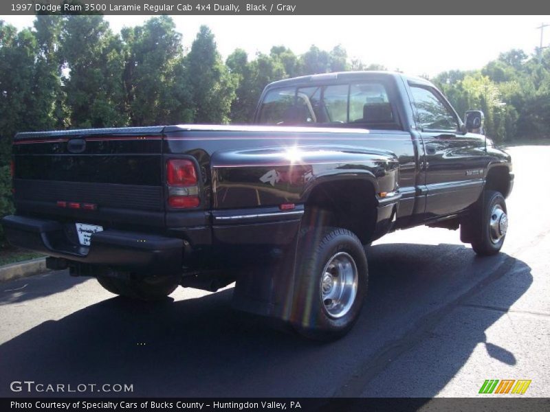 Black / Gray 1997 Dodge Ram 3500 Laramie Regular Cab 4x4 Dually