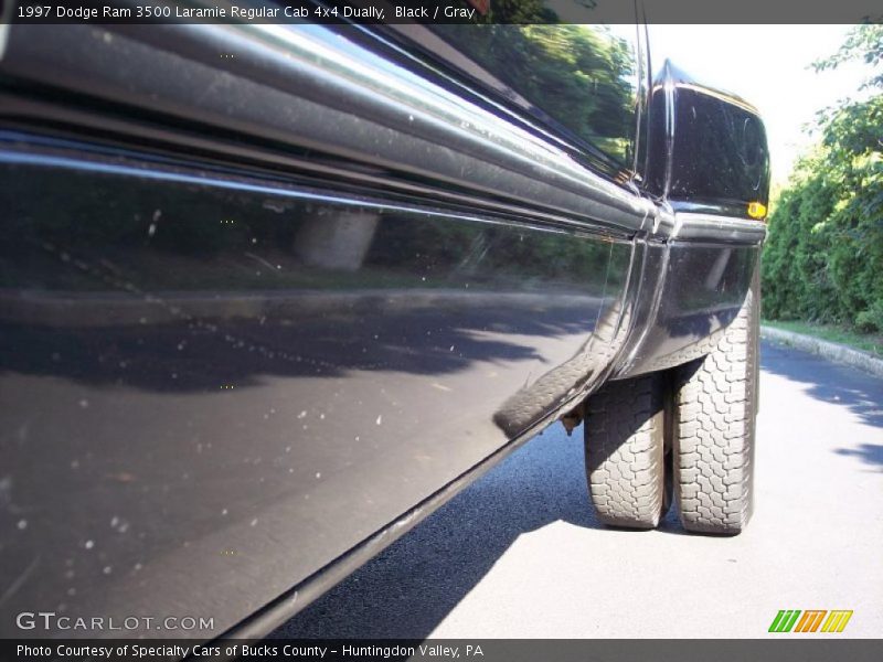 Black / Gray 1997 Dodge Ram 3500 Laramie Regular Cab 4x4 Dually