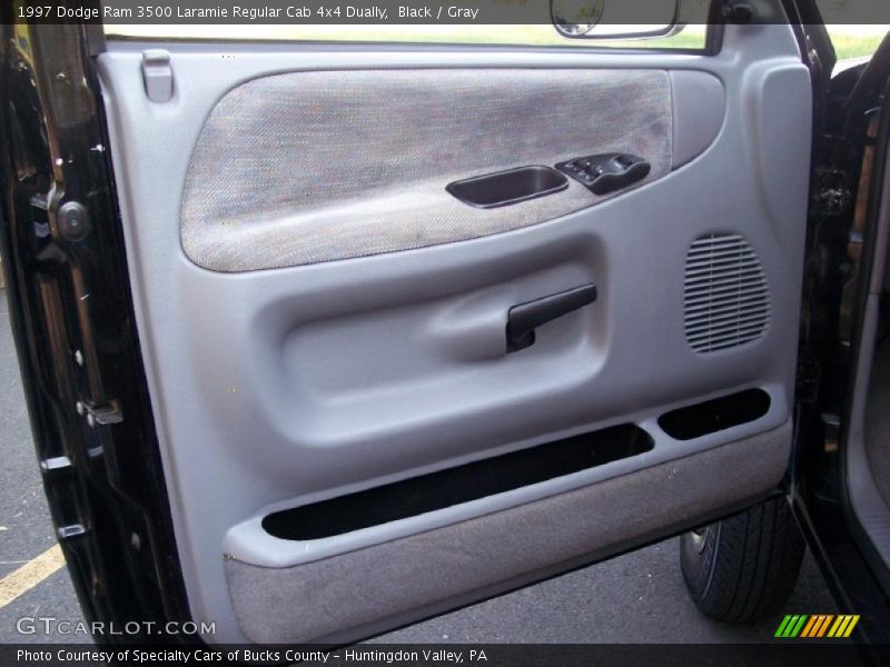 Black / Gray 1997 Dodge Ram 3500 Laramie Regular Cab 4x4 Dually
