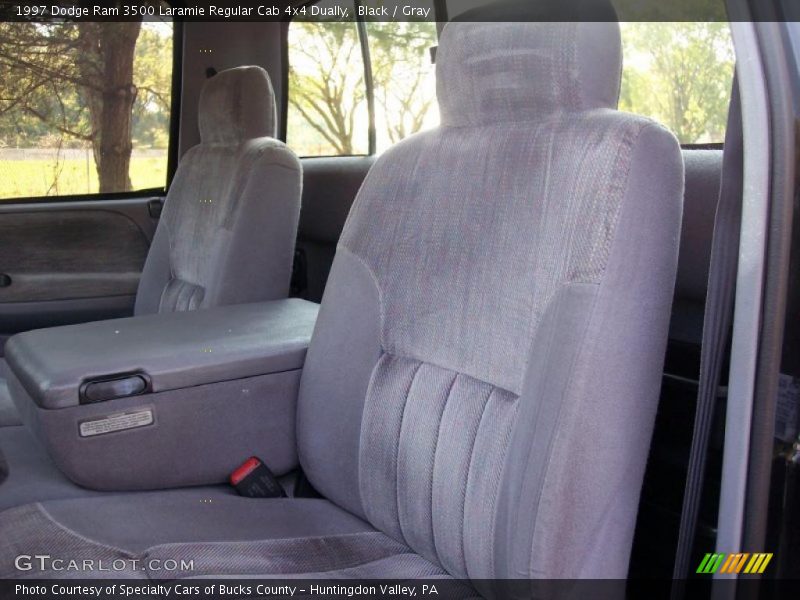 Black / Gray 1997 Dodge Ram 3500 Laramie Regular Cab 4x4 Dually