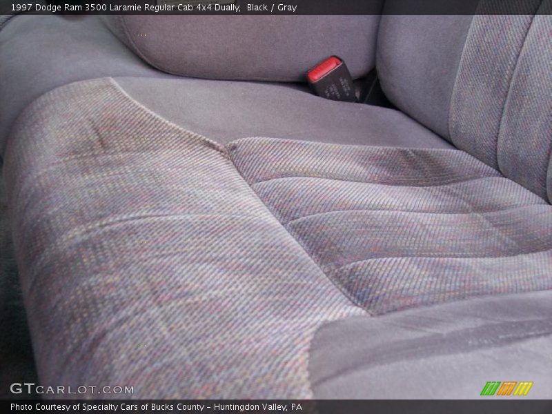 Black / Gray 1997 Dodge Ram 3500 Laramie Regular Cab 4x4 Dually