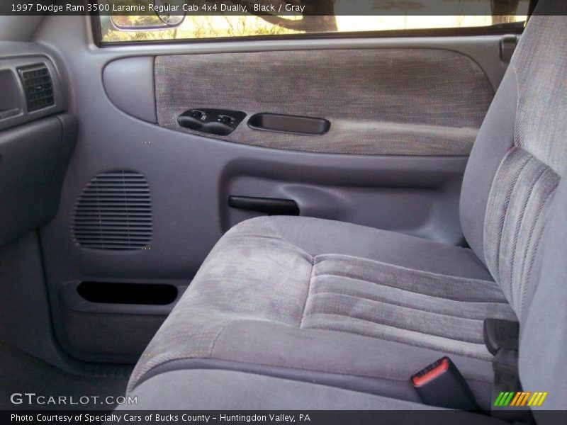 Black / Gray 1997 Dodge Ram 3500 Laramie Regular Cab 4x4 Dually