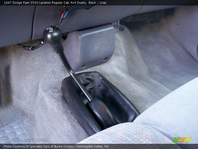 Black / Gray 1997 Dodge Ram 3500 Laramie Regular Cab 4x4 Dually