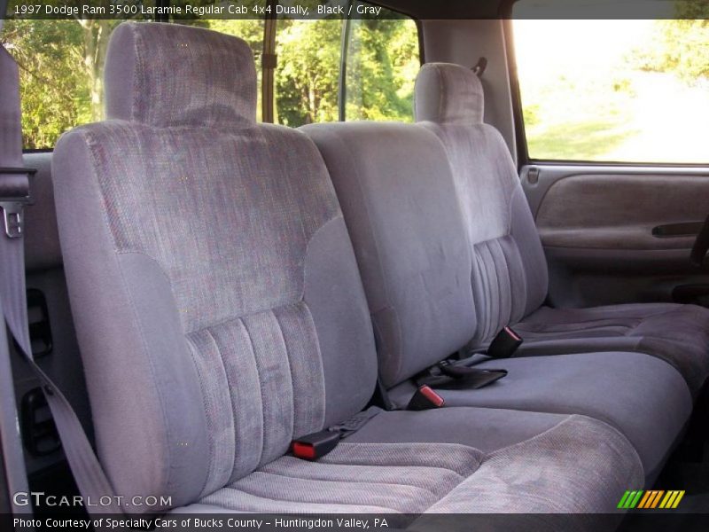 Black / Gray 1997 Dodge Ram 3500 Laramie Regular Cab 4x4 Dually