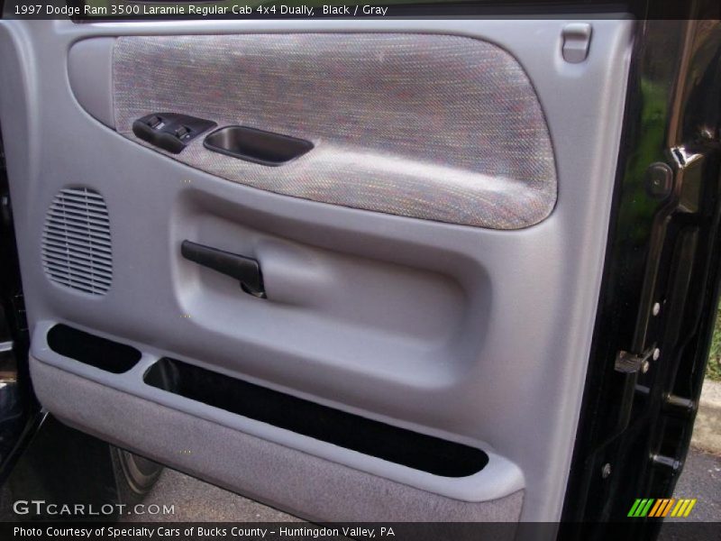 Black / Gray 1997 Dodge Ram 3500 Laramie Regular Cab 4x4 Dually