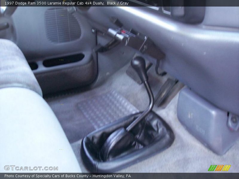 Black / Gray 1997 Dodge Ram 3500 Laramie Regular Cab 4x4 Dually