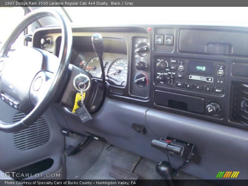 Black / Gray 1997 Dodge Ram 3500 Laramie Regular Cab 4x4 Dually