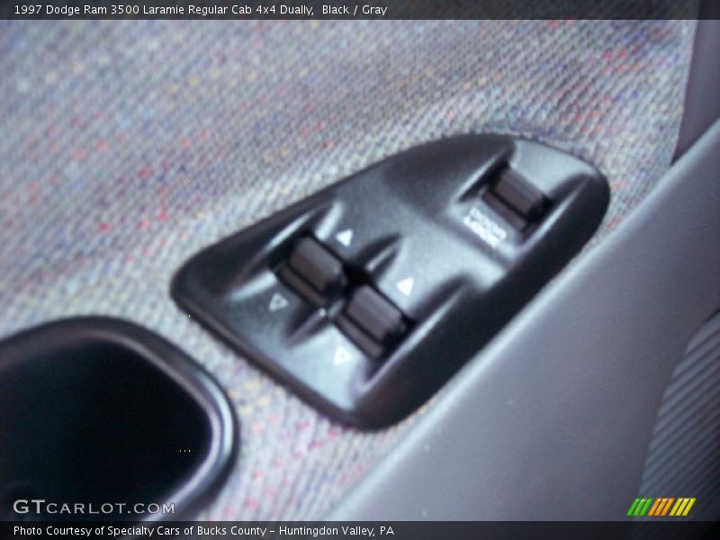 Black / Gray 1997 Dodge Ram 3500 Laramie Regular Cab 4x4 Dually
