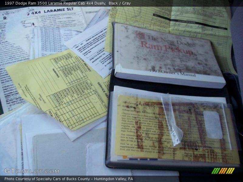 Black / Gray 1997 Dodge Ram 3500 Laramie Regular Cab 4x4 Dually