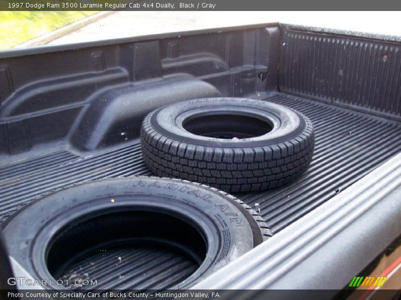 Black / Gray 1997 Dodge Ram 3500 Laramie Regular Cab 4x4 Dually