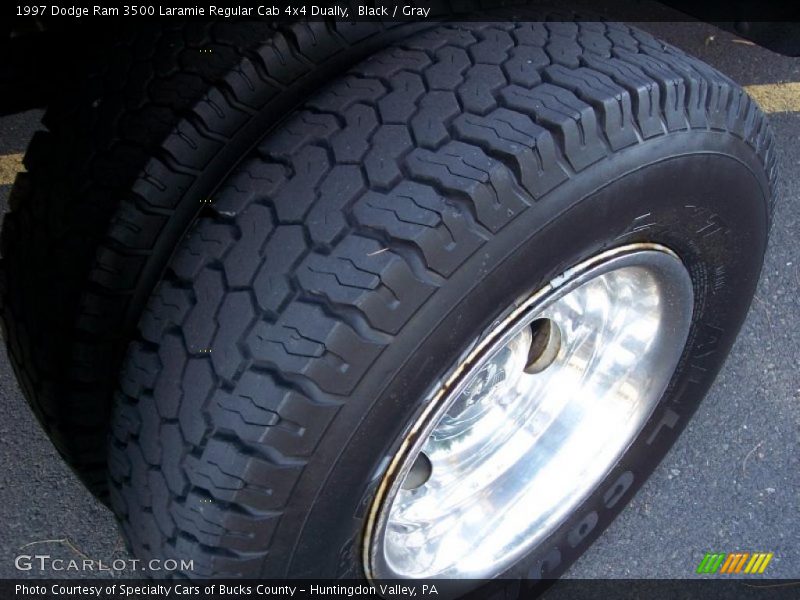 Black / Gray 1997 Dodge Ram 3500 Laramie Regular Cab 4x4 Dually