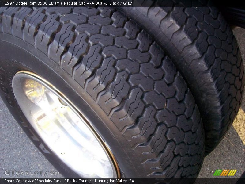 Black / Gray 1997 Dodge Ram 3500 Laramie Regular Cab 4x4 Dually