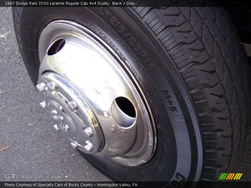 Black / Gray 1997 Dodge Ram 3500 Laramie Regular Cab 4x4 Dually
