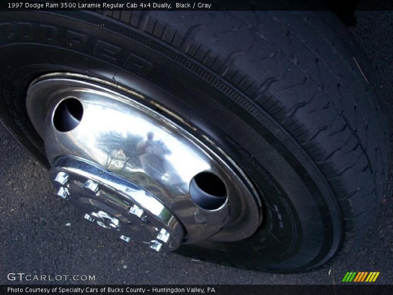 Black / Gray 1997 Dodge Ram 3500 Laramie Regular Cab 4x4 Dually