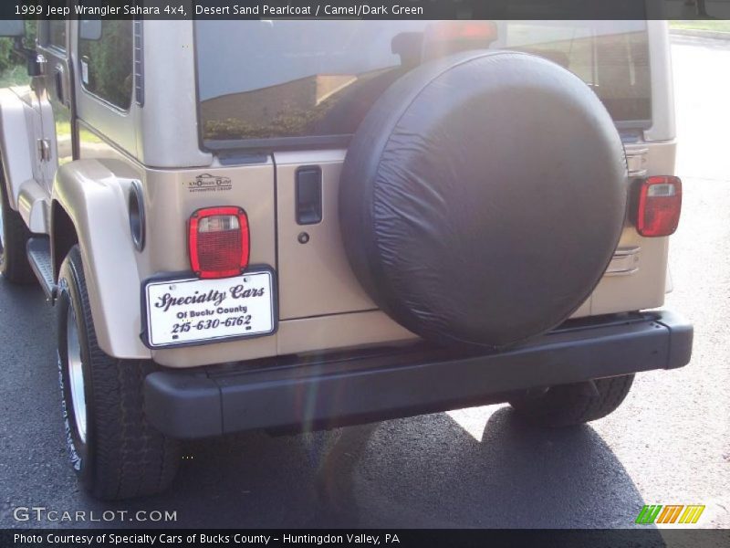 Desert Sand Pearlcoat / Camel/Dark Green 1999 Jeep Wrangler Sahara 4x4