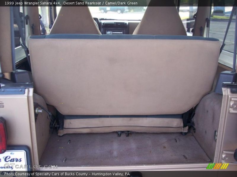 Desert Sand Pearlcoat / Camel/Dark Green 1999 Jeep Wrangler Sahara 4x4