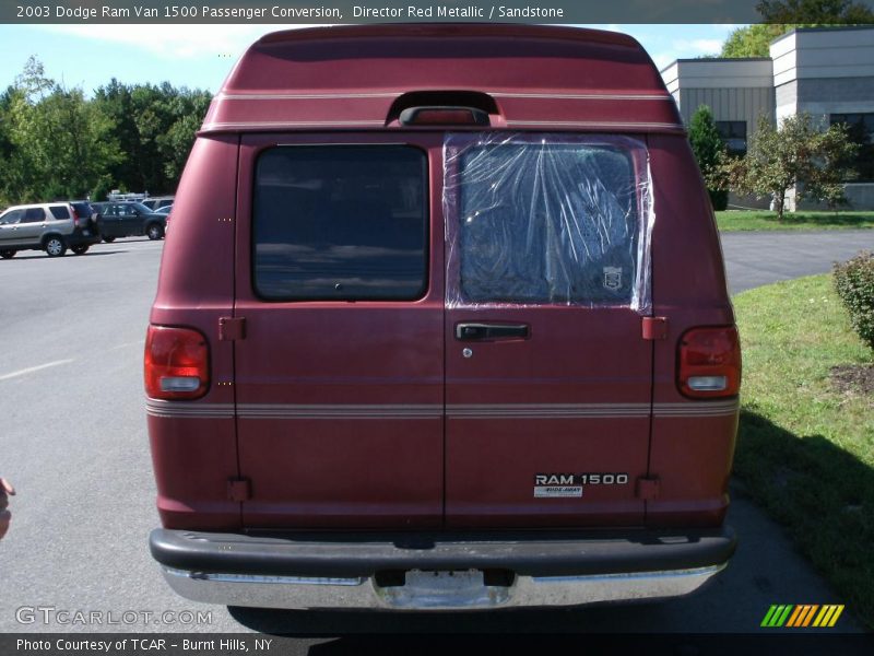 Director Red Metallic / Sandstone 2003 Dodge Ram Van 1500 Passenger Conversion