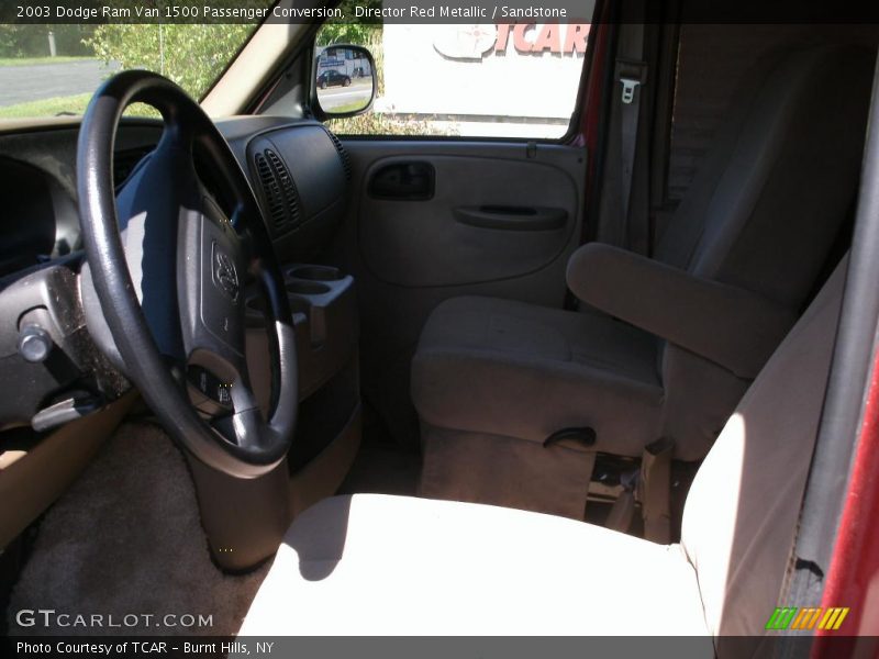 Director Red Metallic / Sandstone 2003 Dodge Ram Van 1500 Passenger Conversion