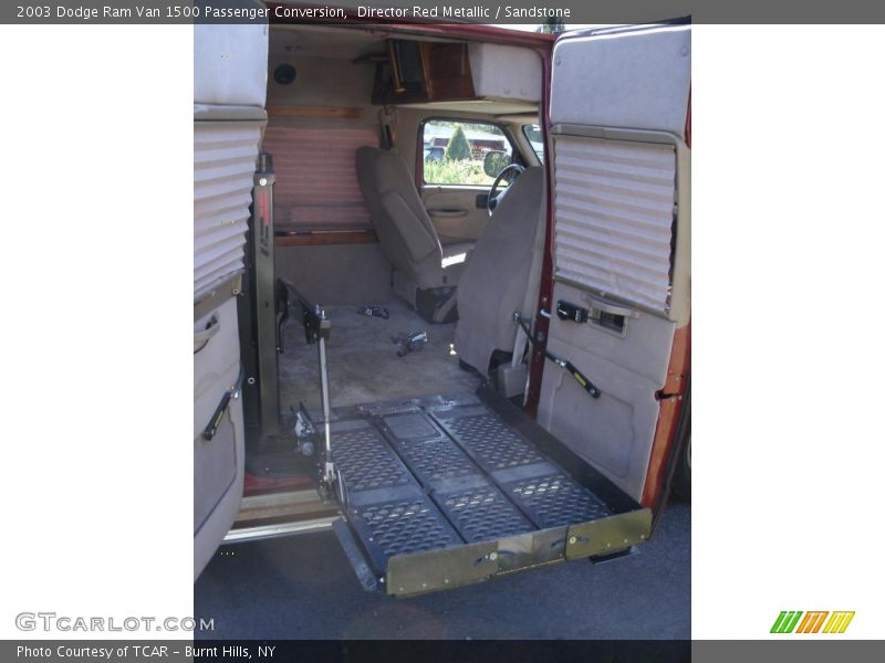 Director Red Metallic / Sandstone 2003 Dodge Ram Van 1500 Passenger Conversion