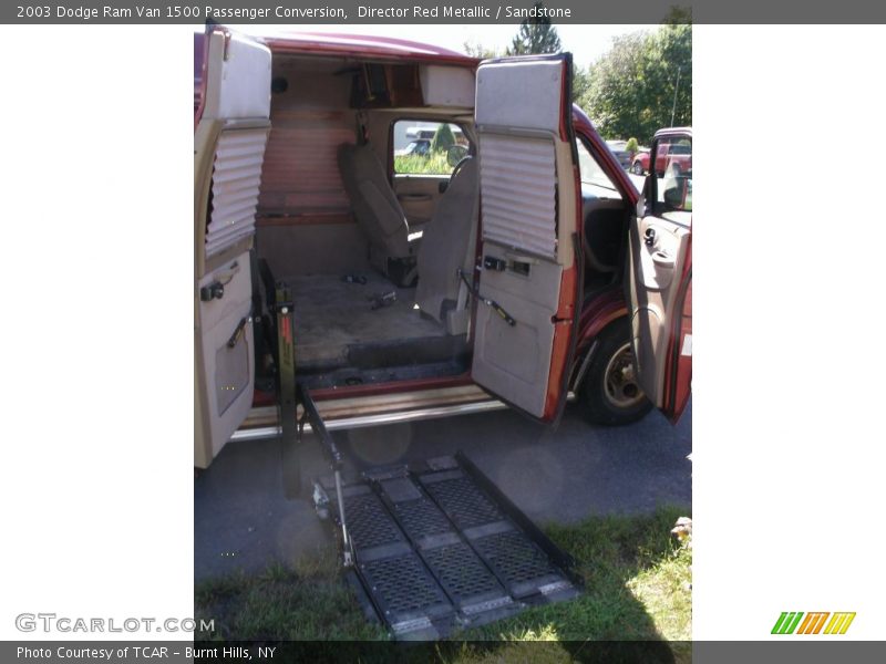 Director Red Metallic / Sandstone 2003 Dodge Ram Van 1500 Passenger Conversion