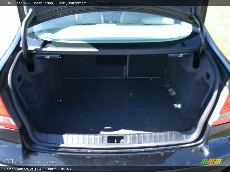 Black / Parchment 2004 Saab 9-3 Linear Sedan