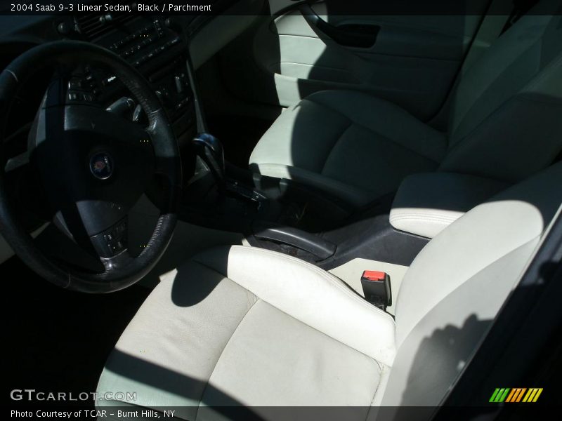 Black / Parchment 2004 Saab 9-3 Linear Sedan