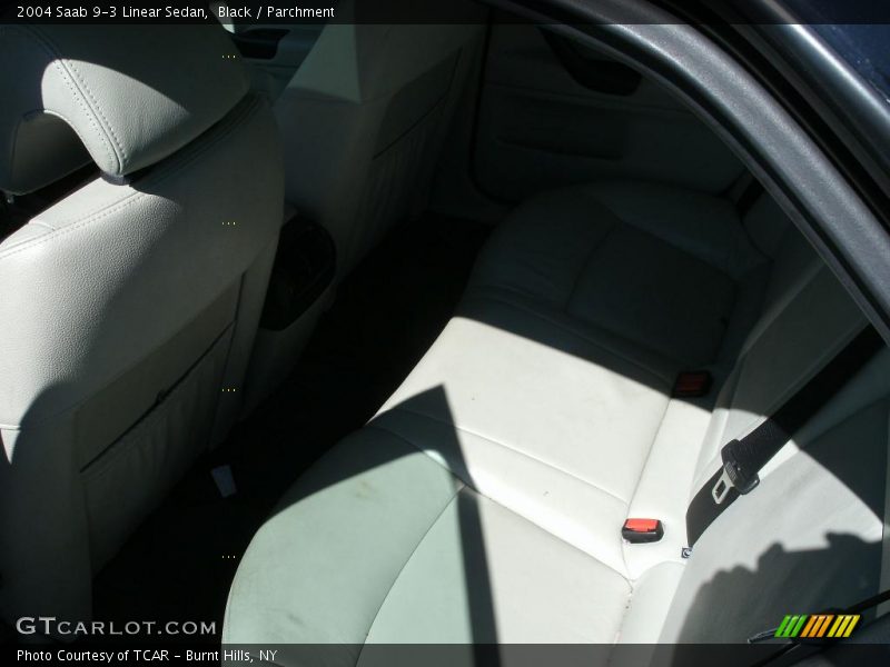 Black / Parchment 2004 Saab 9-3 Linear Sedan