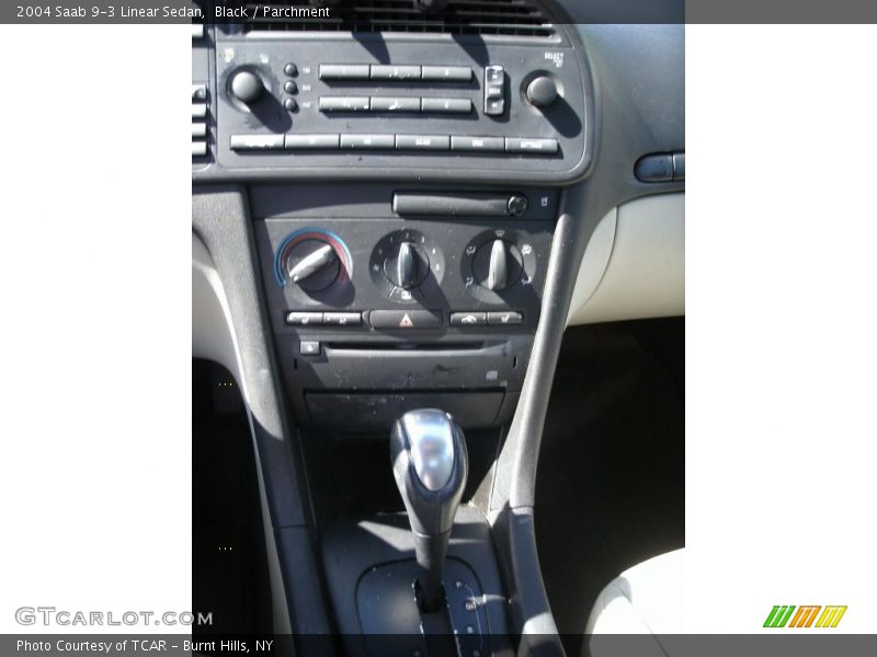 Black / Parchment 2004 Saab 9-3 Linear Sedan