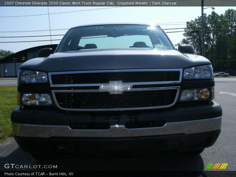 Graystone Metallic / Dark Charcoal 2007 Chevrolet Silverado 1500 Classic Work Truck Regular Cab