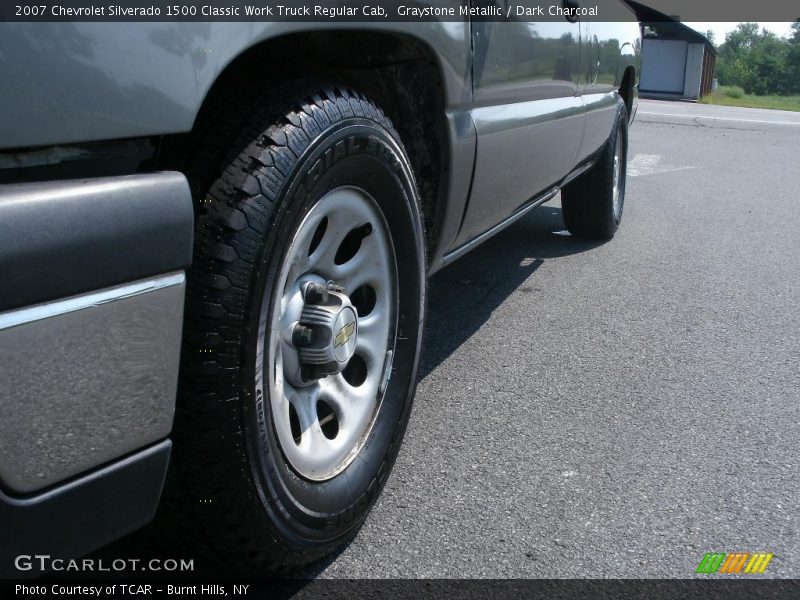 Graystone Metallic / Dark Charcoal 2007 Chevrolet Silverado 1500 Classic Work Truck Regular Cab