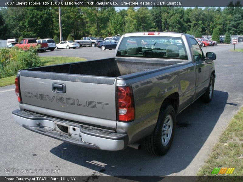 Graystone Metallic / Dark Charcoal 2007 Chevrolet Silverado 1500 Classic Work Truck Regular Cab