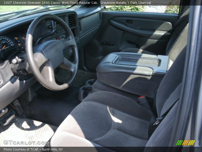 Graystone Metallic / Dark Charcoal 2007 Chevrolet Silverado 1500 Classic Work Truck Regular Cab