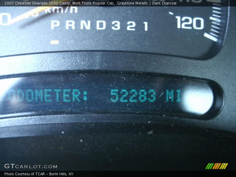 Graystone Metallic / Dark Charcoal 2007 Chevrolet Silverado 1500 Classic Work Truck Regular Cab