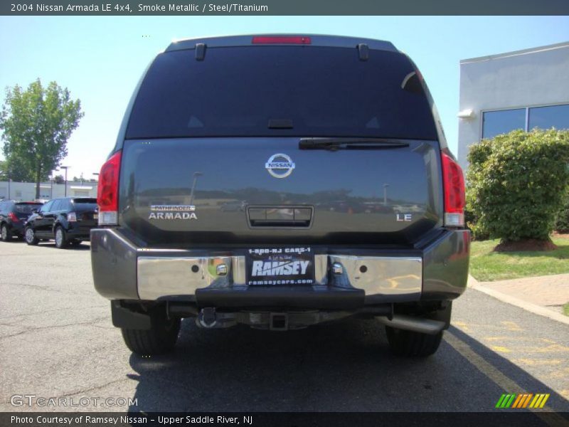 Smoke Metallic / Steel/Titanium 2004 Nissan Armada LE 4x4