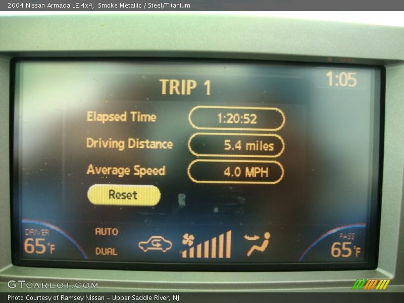 Smoke Metallic / Steel/Titanium 2004 Nissan Armada LE 4x4