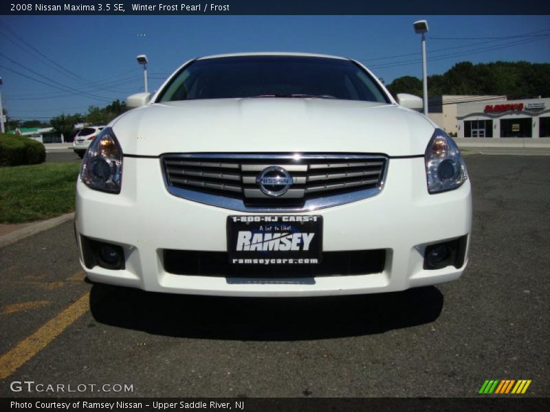 Winter Frost Pearl / Frost 2008 Nissan Maxima 3.5 SE
