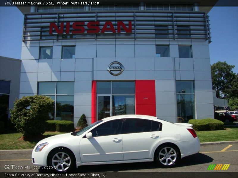 Winter Frost Pearl / Frost 2008 Nissan Maxima 3.5 SE