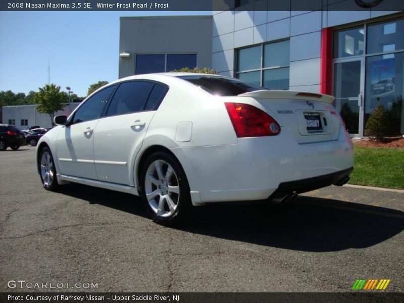 Winter Frost Pearl / Frost 2008 Nissan Maxima 3.5 SE