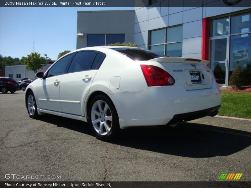 Winter Frost Pearl / Frost 2008 Nissan Maxima 3.5 SE