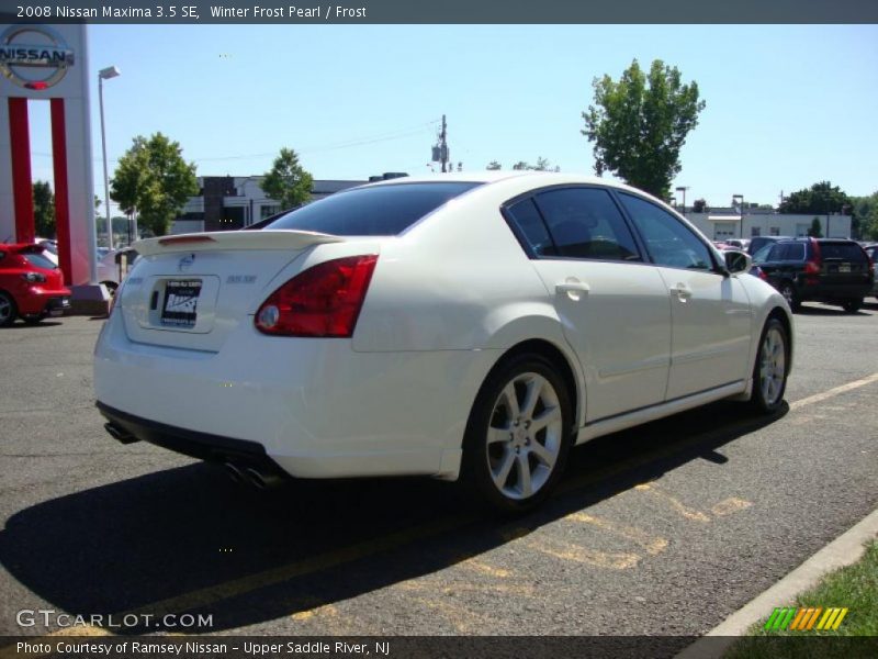 Winter Frost Pearl / Frost 2008 Nissan Maxima 3.5 SE