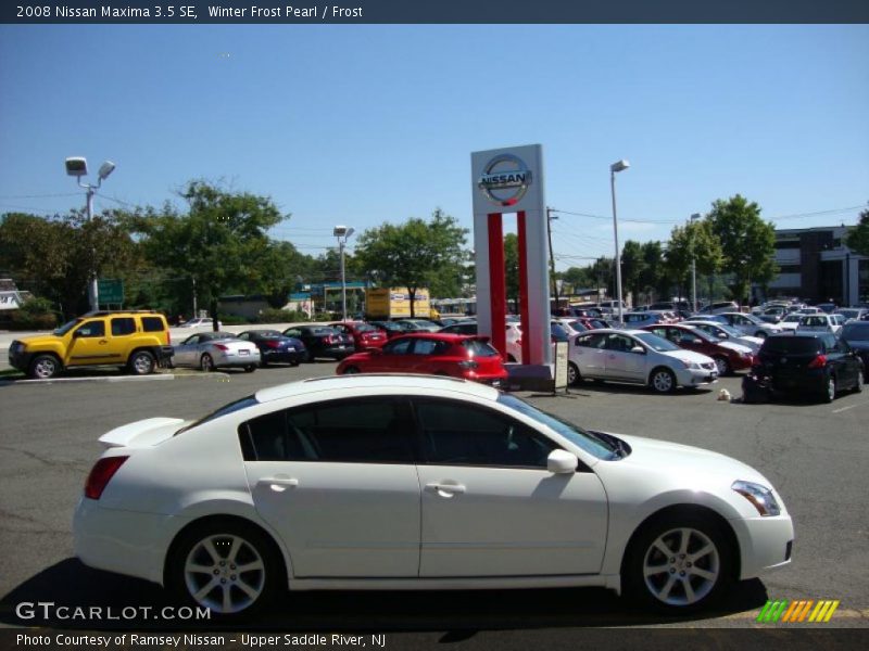 Winter Frost Pearl / Frost 2008 Nissan Maxima 3.5 SE