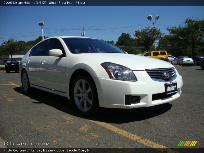 Winter Frost Pearl / Frost 2008 Nissan Maxima 3.5 SE