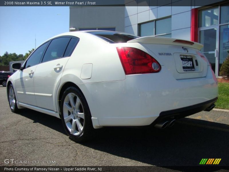 Winter Frost Pearl / Frost 2008 Nissan Maxima 3.5 SE