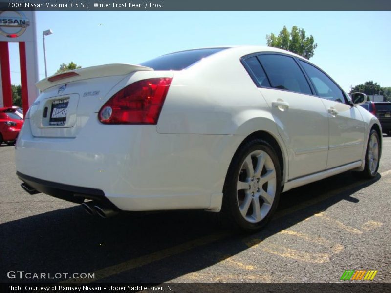 Winter Frost Pearl / Frost 2008 Nissan Maxima 3.5 SE