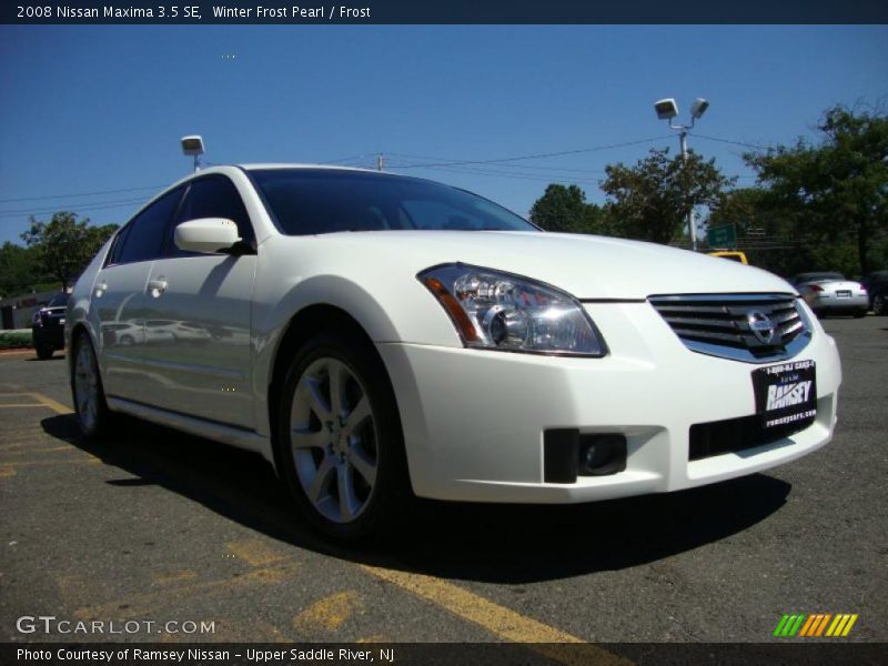 Winter Frost Pearl / Frost 2008 Nissan Maxima 3.5 SE