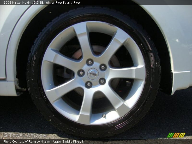 Winter Frost Pearl / Frost 2008 Nissan Maxima 3.5 SE