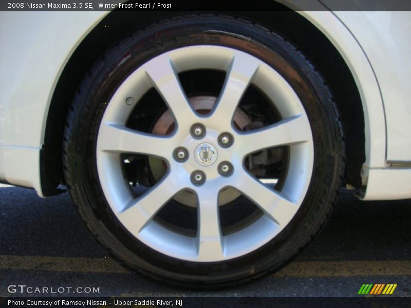 Winter Frost Pearl / Frost 2008 Nissan Maxima 3.5 SE